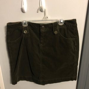 Army Green Skirt